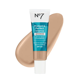 No7 Protect & Perfect Advanced All-In-One Foundation Cool Ivory front view