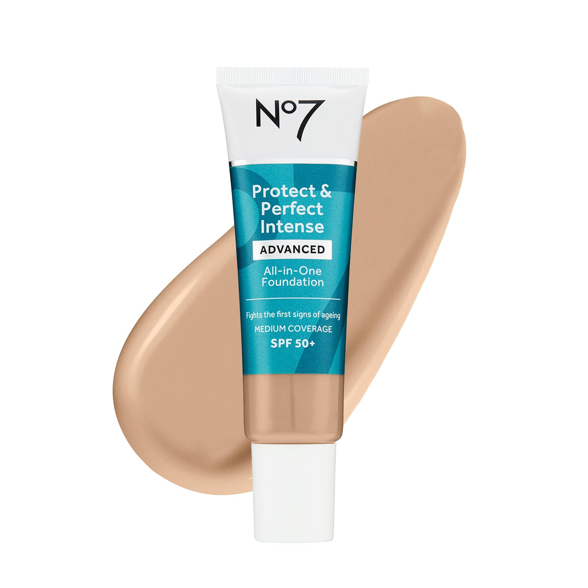 No7 Protect & Perfect Advanced All-In-One Foundation Warm Ivory front view
