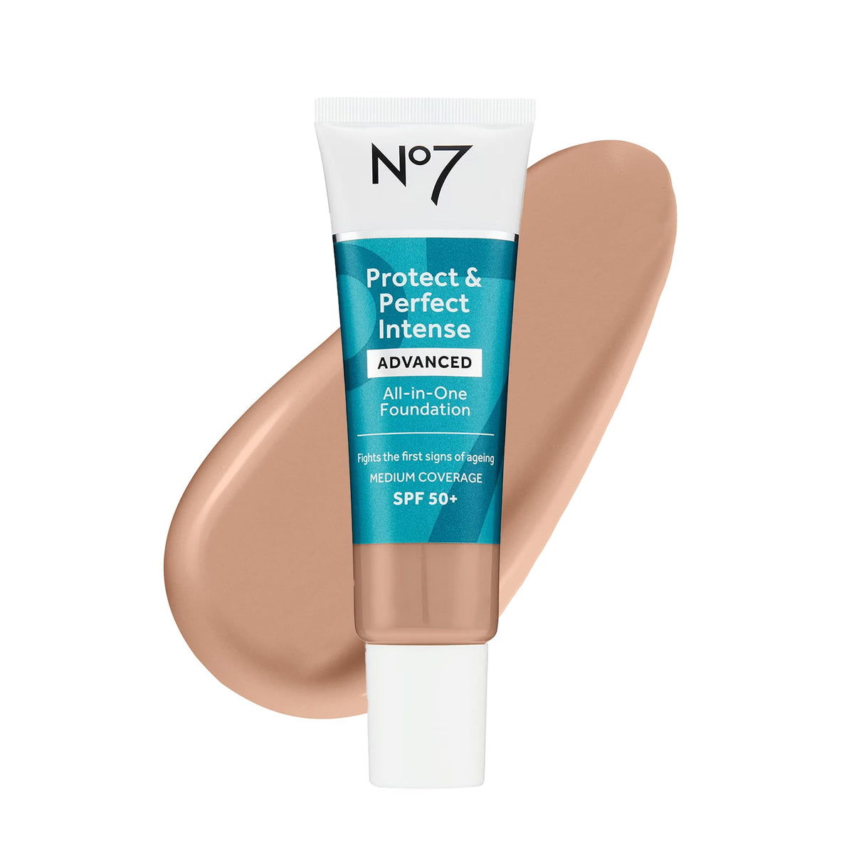 No7 Protect & Perfect Advanced Foundation Cool Beige front view