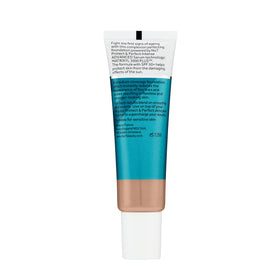 No7 Protect & Perfect Advanced Foundation Cool Beige with makeup tools