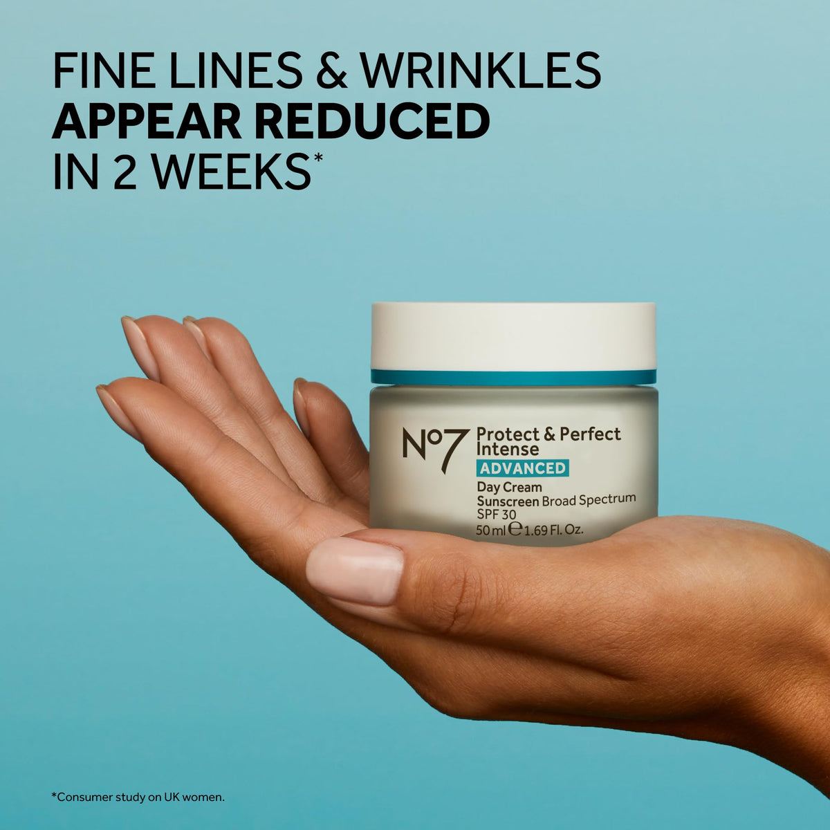 No7 Protect & Perfect Day Cream SPF 30 application on skin