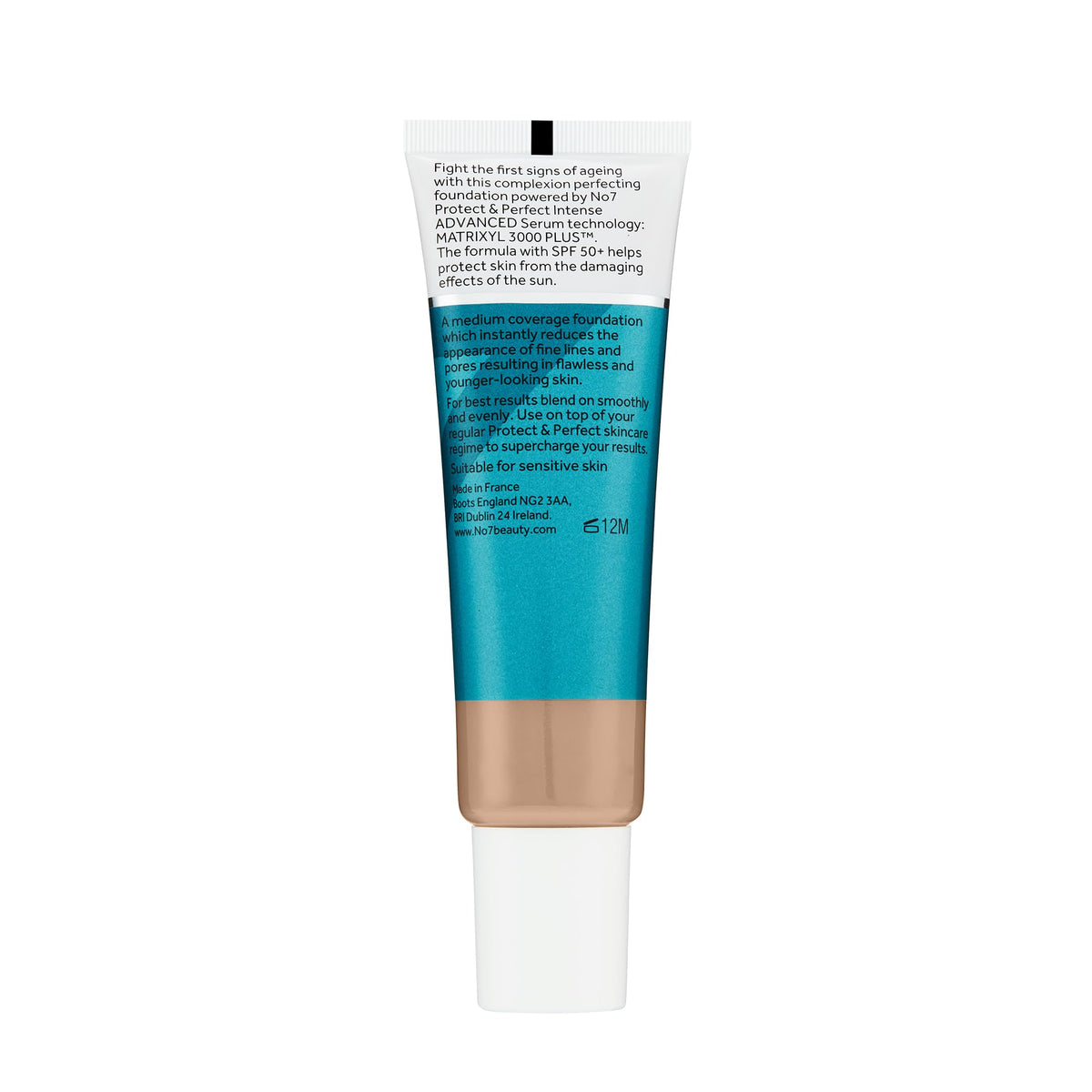 No7 Protect & Perfect Foundation in makeup routine setting