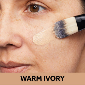 No7 Protect & Perfect Foundation Warm Ivory bottle side view