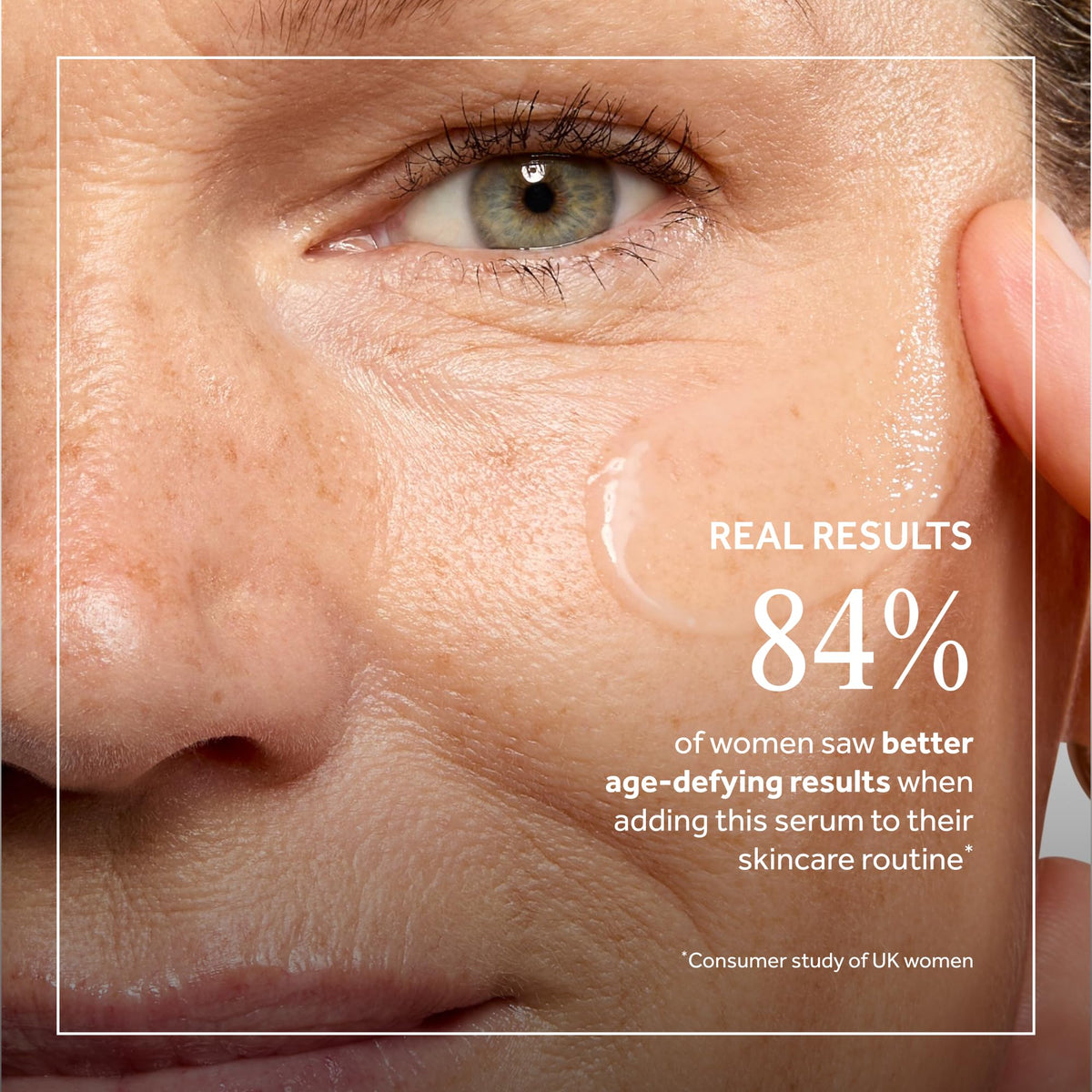 No7 Protect & Perfect Intense Advanced Face Serum application on skin