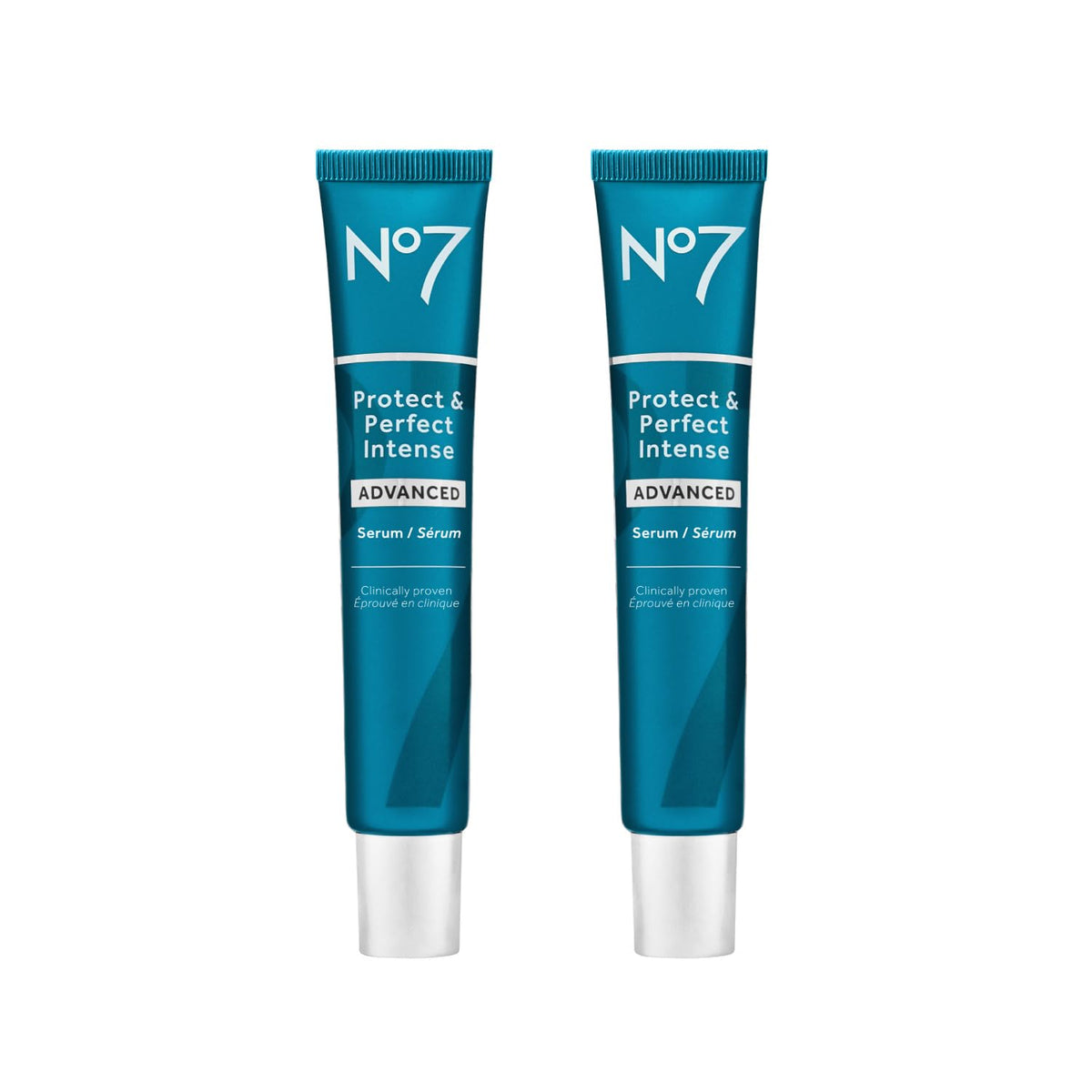 No7 Protect & Perfect Intense Advanced Facial Serum 2 Pack front view