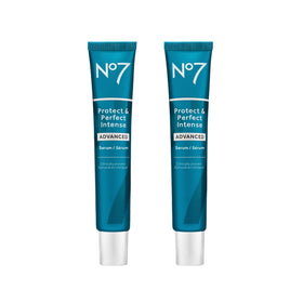 No7 Protect & Perfect Intense Advanced Facial Serum 2 Pack front view