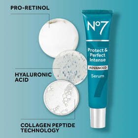 No7 Protect & Perfect Intense Advanced Serum texture on hand