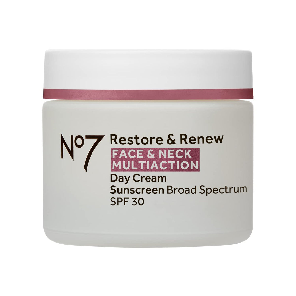 No7 Restore & Renew Multi Action Face & Neck Cream front view