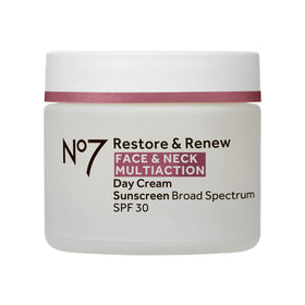 No7 Restore & Renew Multi Action Face & Neck Cream front view