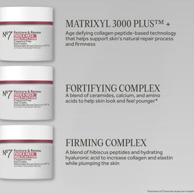 No7 Restore & Renew Multi Action Face & Neck Cream SPF 30 texture close-up