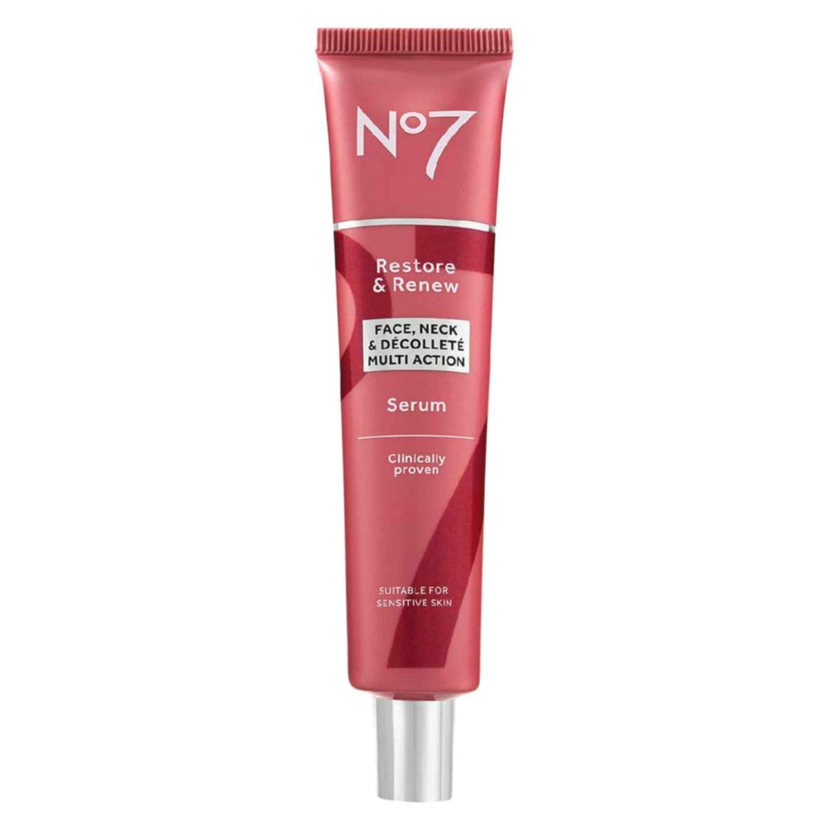 No7 Restore & Renew Sculpting Face & Neck Serum front view