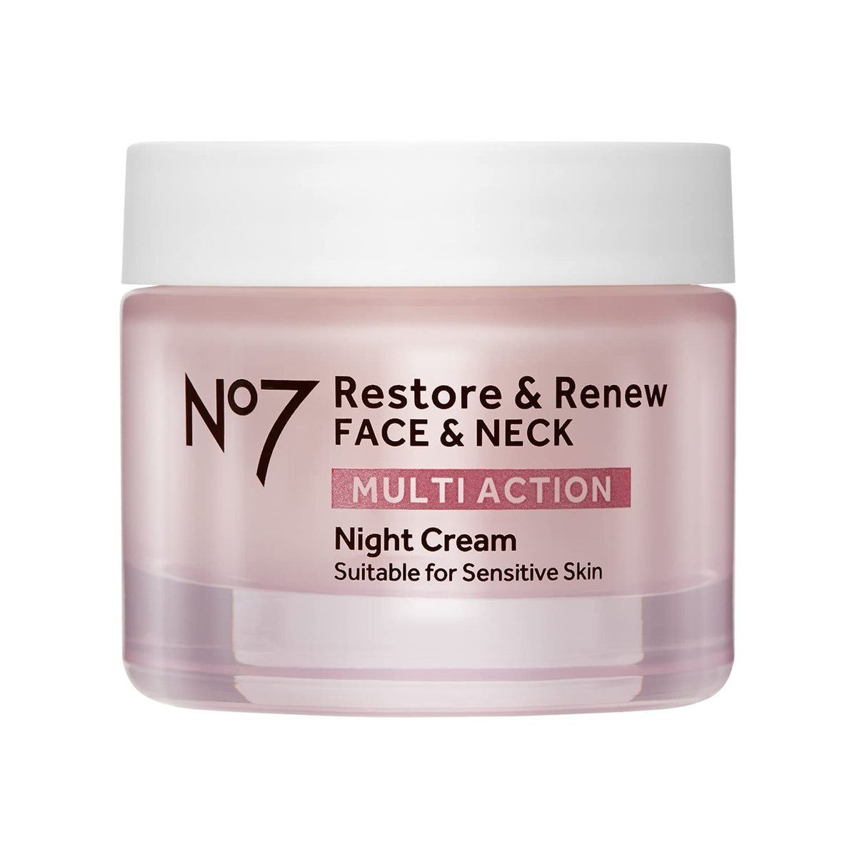 No7 Restore & Renew Sculpting Night Cream 1.69 Oz front view