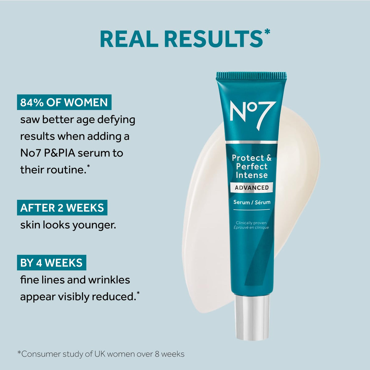 No7 serum texture on hand