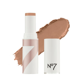 No7 Stay Perfect Cream Foundation Stick in Hazel, front view