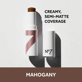 No7 Stay Perfect Cream Foundation Stick in Mahogany packaging