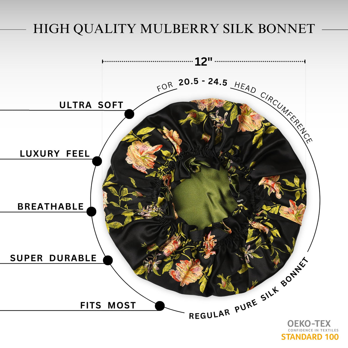 Nochka Fashion silk bonnet in packaging