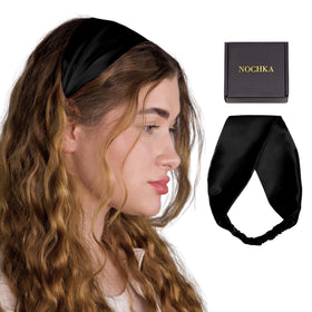 Nochka Fashion silk headband in a lifestyle setting