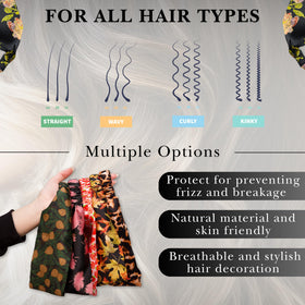 Nochka Fashion Silk Headband in packaging