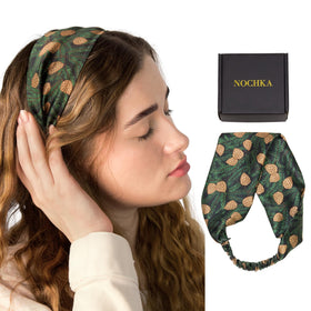 Nochka Fashion Silk Headband showcased with other hair accessories
