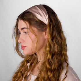 Nochka Fashion Silk Headband showing silk texture and design