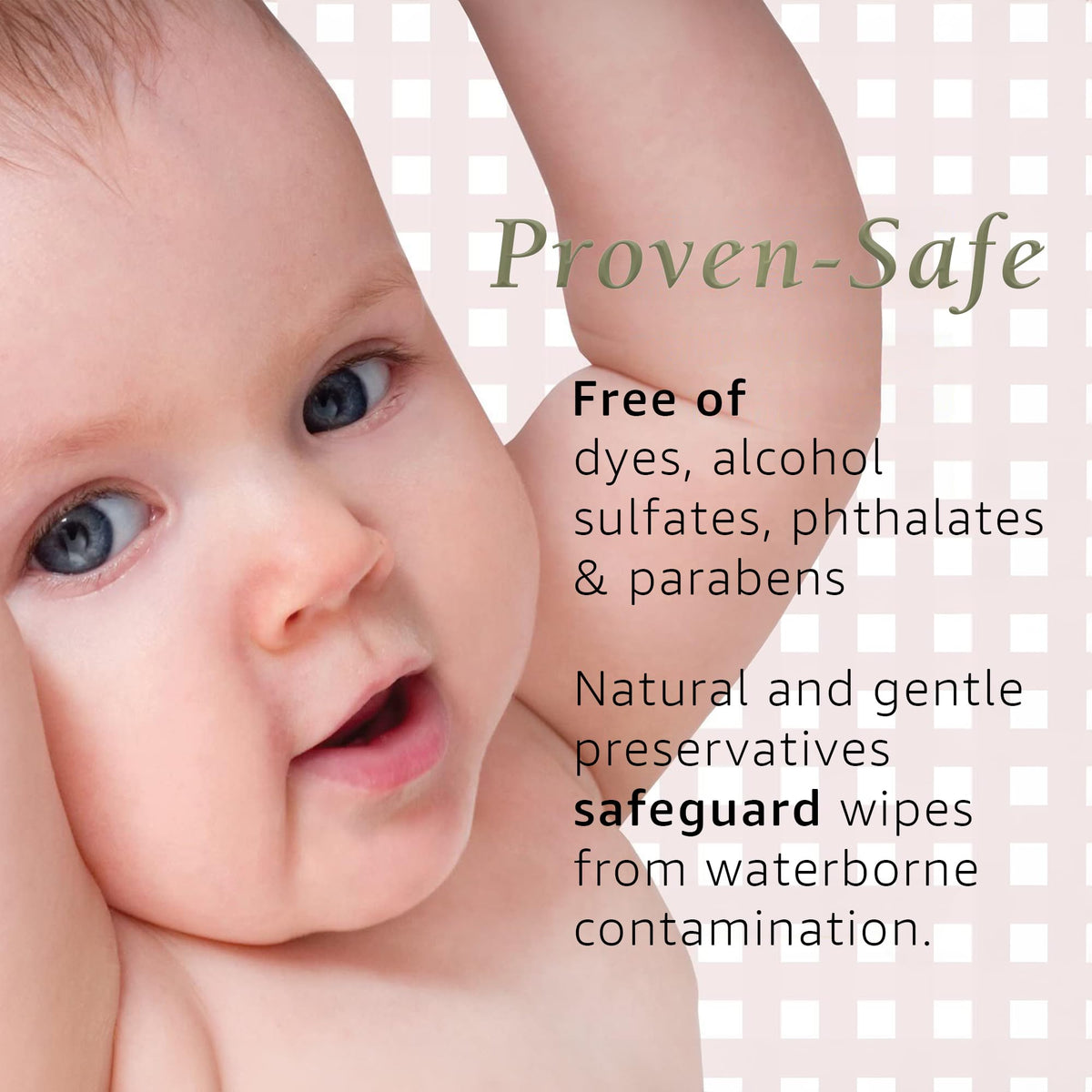 Noodle & Boo Baby Cleansing Cloths side view showing thickness