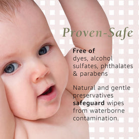 Noodle & Boo Baby Cleansing Cloths side view showing thickness