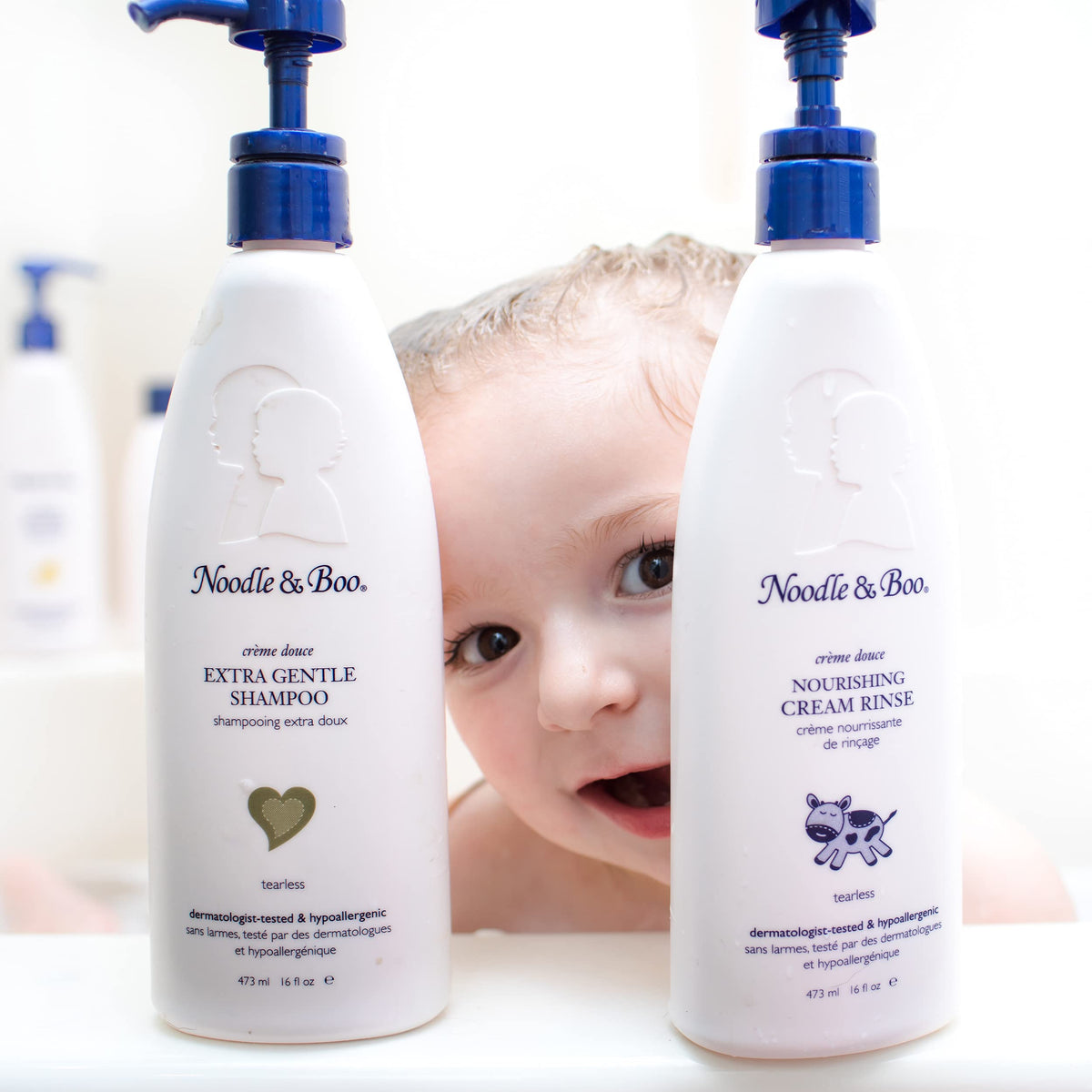 Noodle & Boo Baby Extra Gentle Shampoo 16 Fl Oz side view