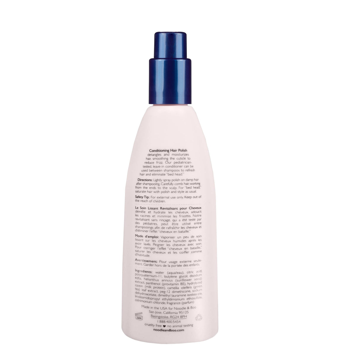 Noodle & Boo Conditioning Hair Polish 8 Fl Oz back view
