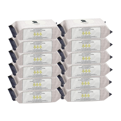 Noodle & Boo Ultimate Baby Cleansing Cloths 12 pk packaging front view