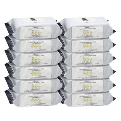 Noodle & Boo Ultimate Baby Cleansing Cloths front view, 12 pack