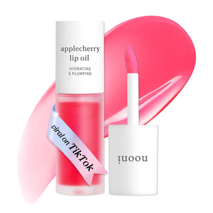 NOONI Applecherry Lip Oil front view with glossy finish