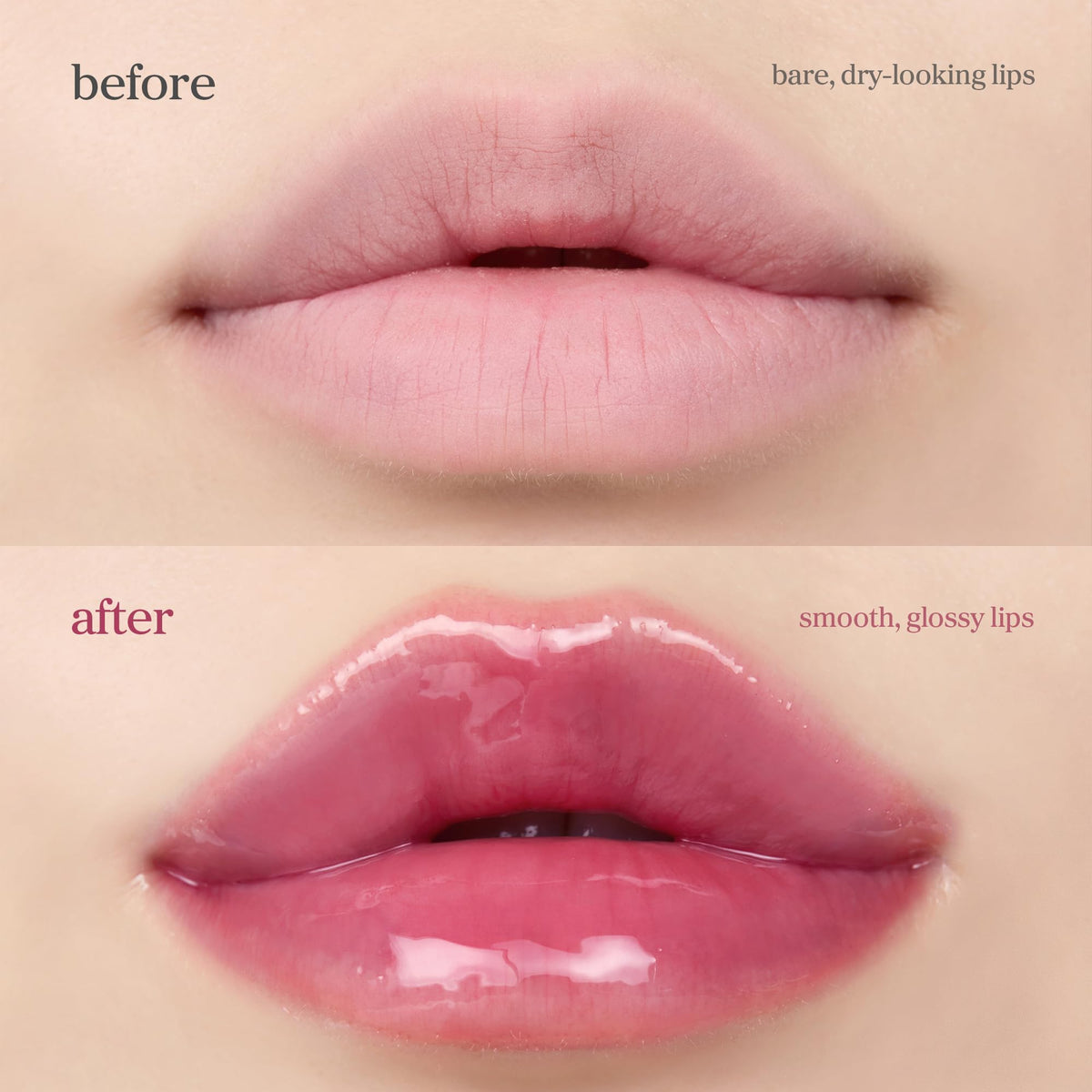 NOONI Korean Lip Oil Appleacaiberry on lips