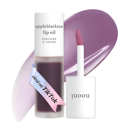 NOONI Korean Lip Oil Appleblacktea front view