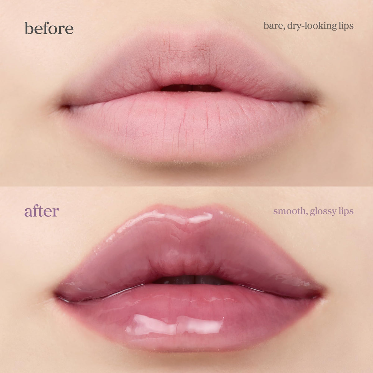 NOONI Korean Lip Oil Appleblacktea in use