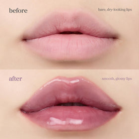 NOONI Korean Lip Oil Appleblacktea in use