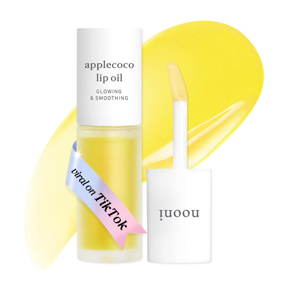 NOONI Korean Lip Oil Applecoco front view with packaging
