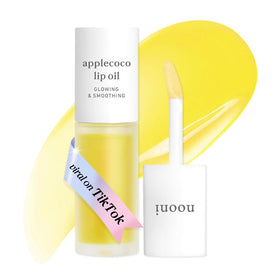 NOONI Korean Lip Oil Applecoco front view with packaging