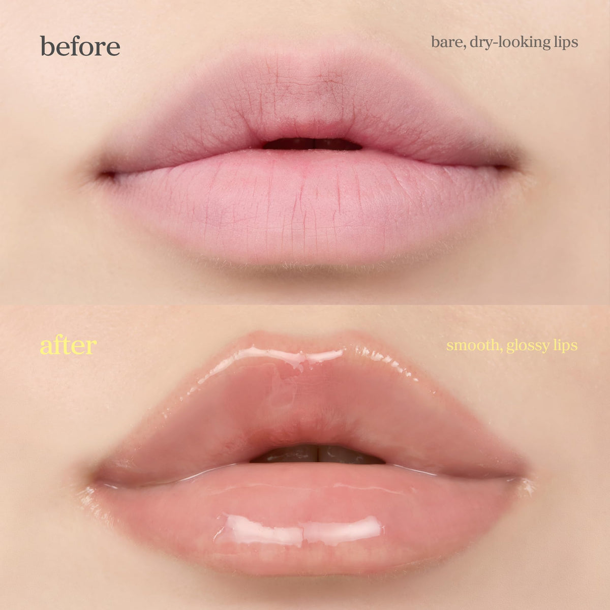 NOONI Korean Lip Oil Applecoco swatched on skin