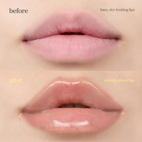 NOONI Korean Lip Oil Applecoco swatched on skin