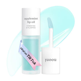 NOONI Korean Lip Oil Applemint front view with packaging