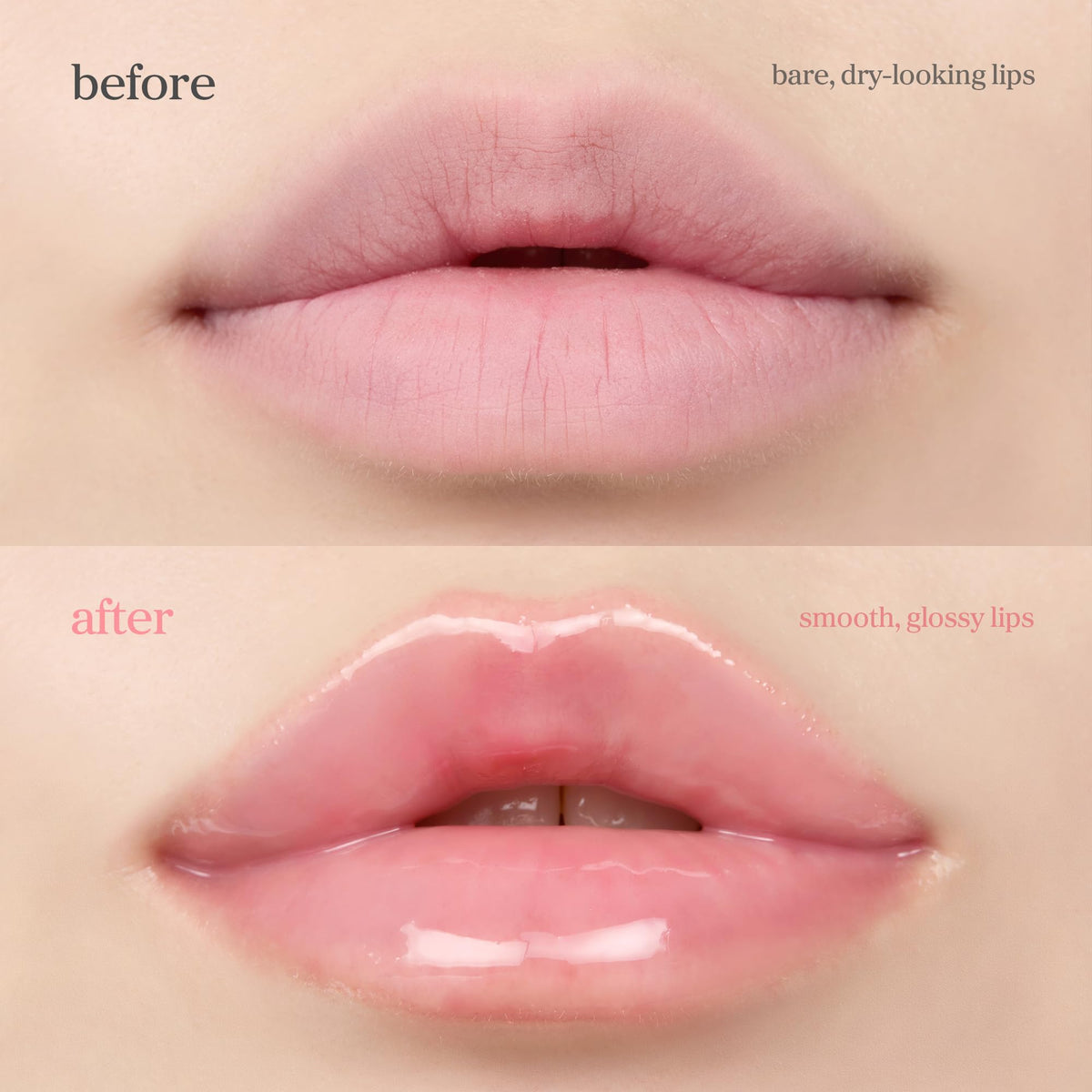 NOONI Korean Lip Oil Applepeony on a makeup table