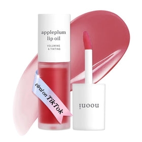 NOONI Korean Lip Oil Appleplum front view with glossy finish