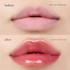 NOONI Korean Lip Oil Applerosehip on a vanity