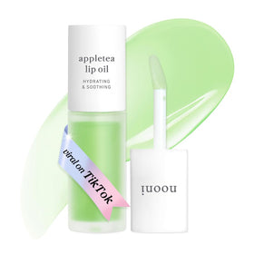 NOONI Korean Lip Oil Appletea front view with packaging