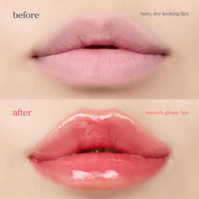 NOONI Lip Oil Appleberry texture on lips