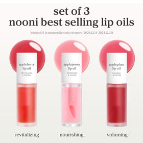 NOONI Lip Oil Appleplum in packaging