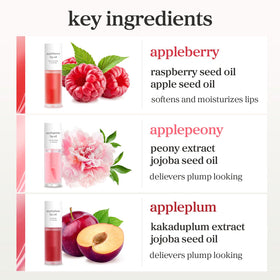 NOONI Lip Oil Set displayed with fruits