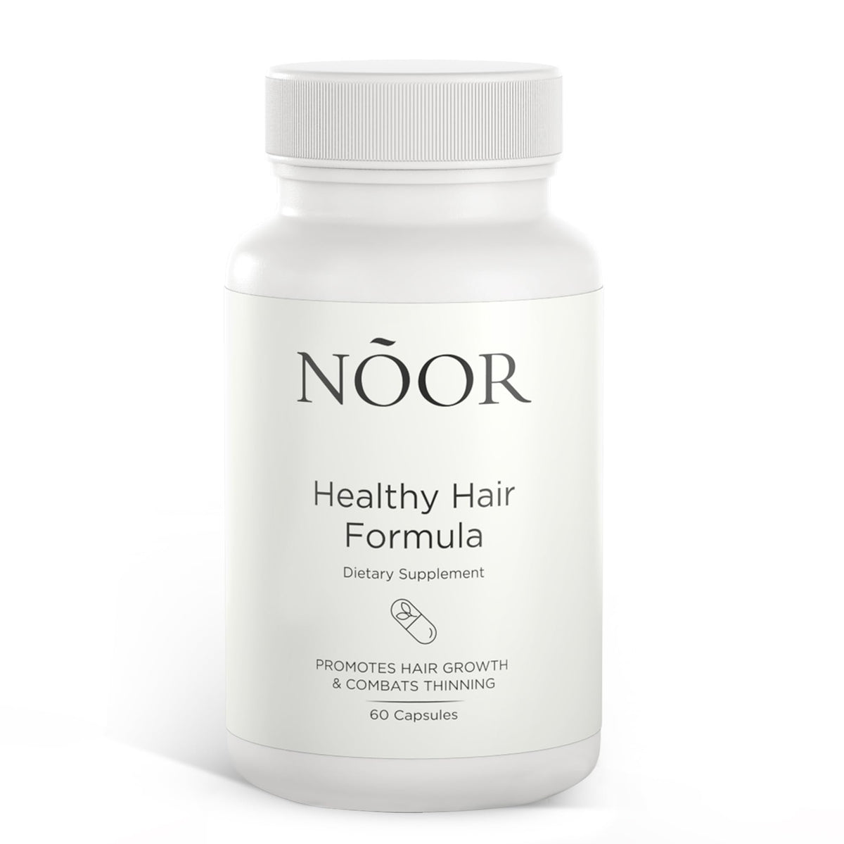 NOOR HAIR Healthy Hair Formula bottle front view
