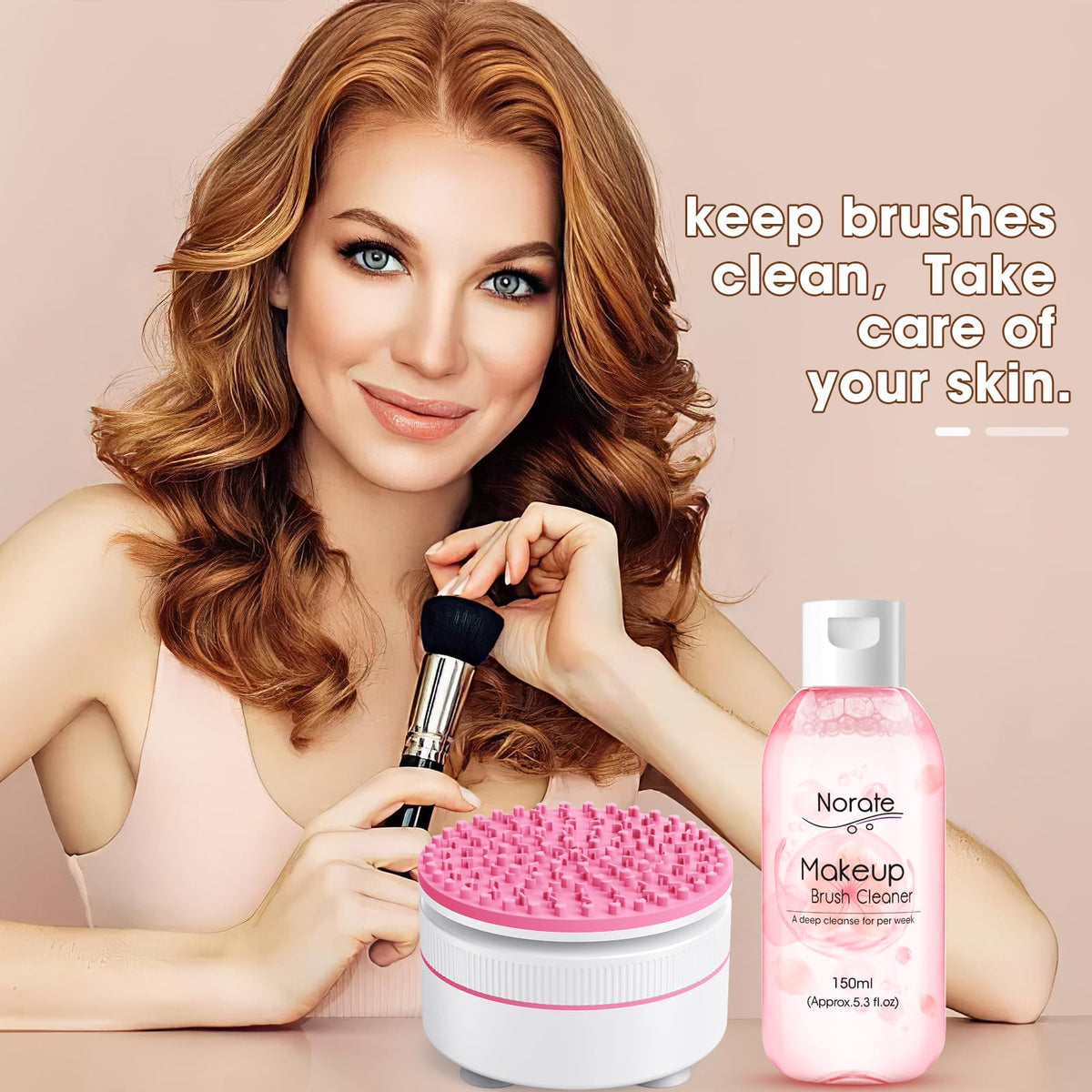 Norate Makeup Brush Cleaner for all brush types