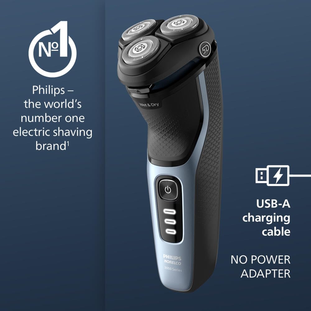Norelco 3600 Electric Shaver USB-A charging cable